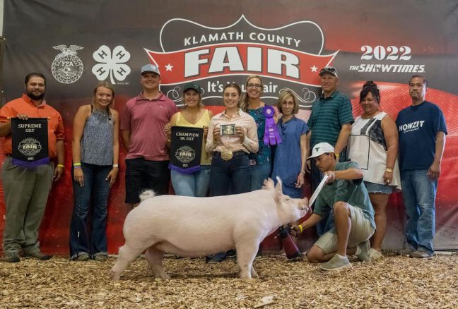 Grand Breeding Gilt Klamath County Fair