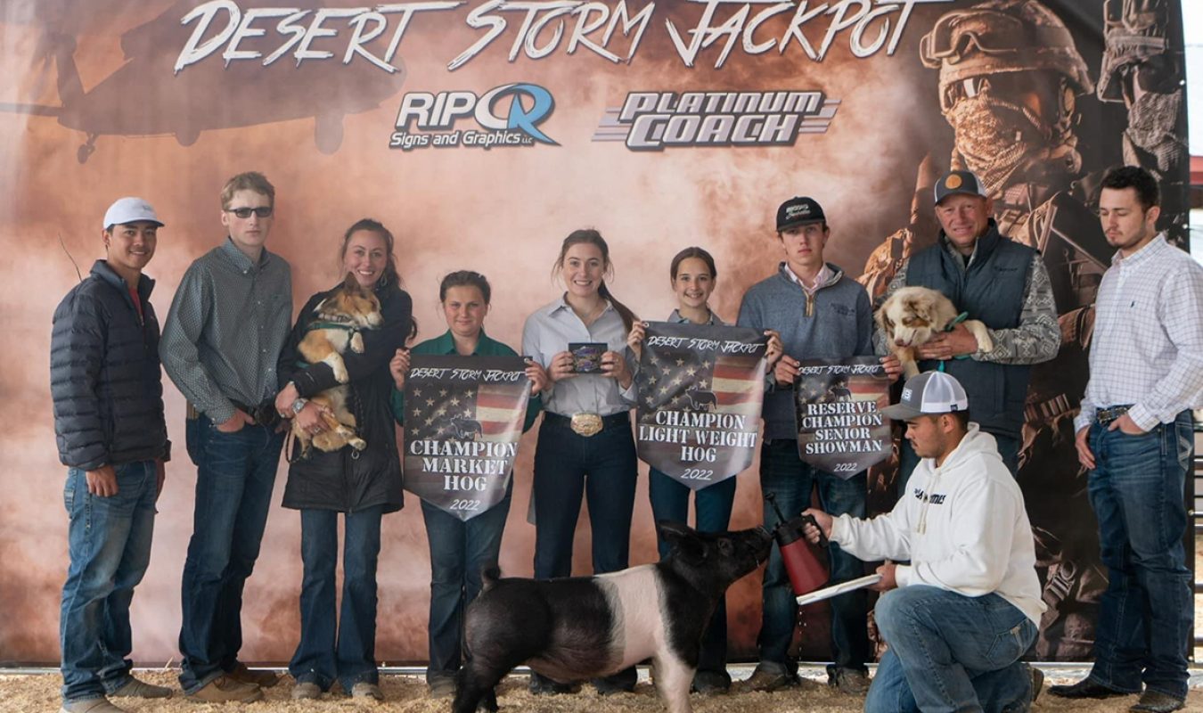 Supreme Champion Market Hog Desert Storm Jackpot