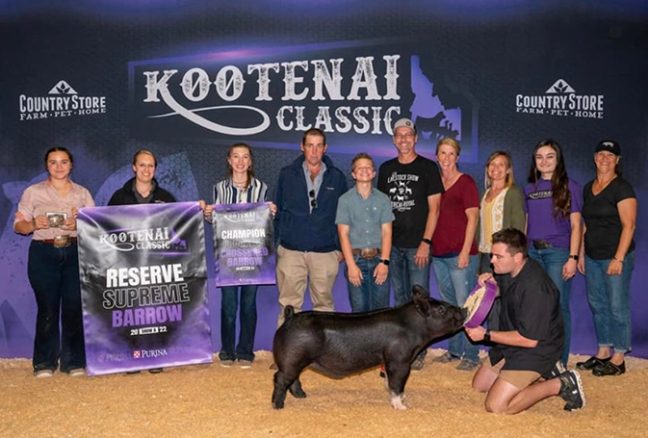 Reserve Supreme Barrow, Ring A, Kootenai Classic