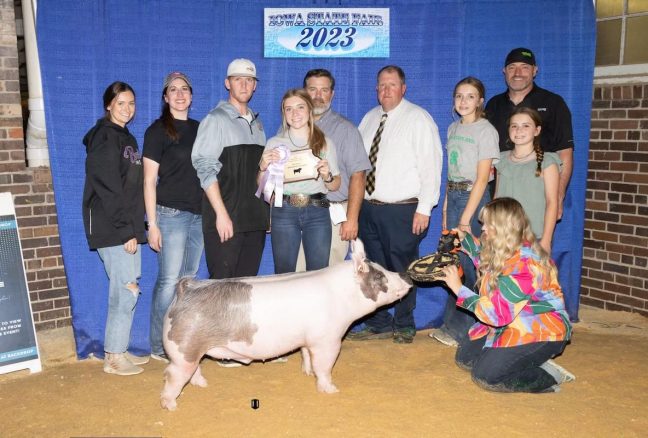 Reserve Champion Middleweight Cross Market Hog , Iowa State Fair 4-H Show